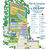 Plan camping Océan Gironde